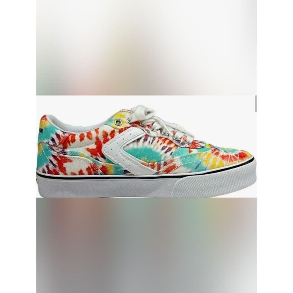 (D-4753) Airwalk Harley Women's Tie-Dye Skate Shoes Sz 6 5